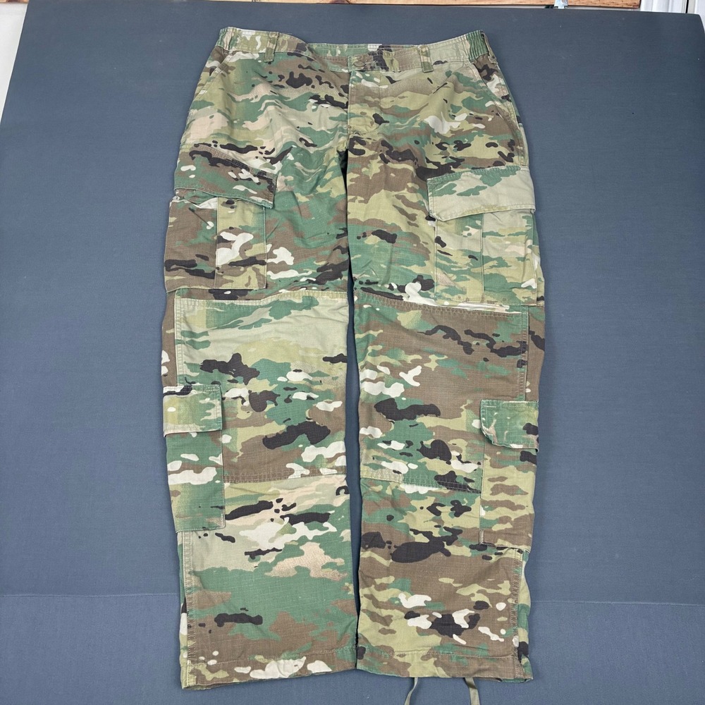 Vintage Military Trouser Army Combat Uniform Camo Pants Women's Size 35x30